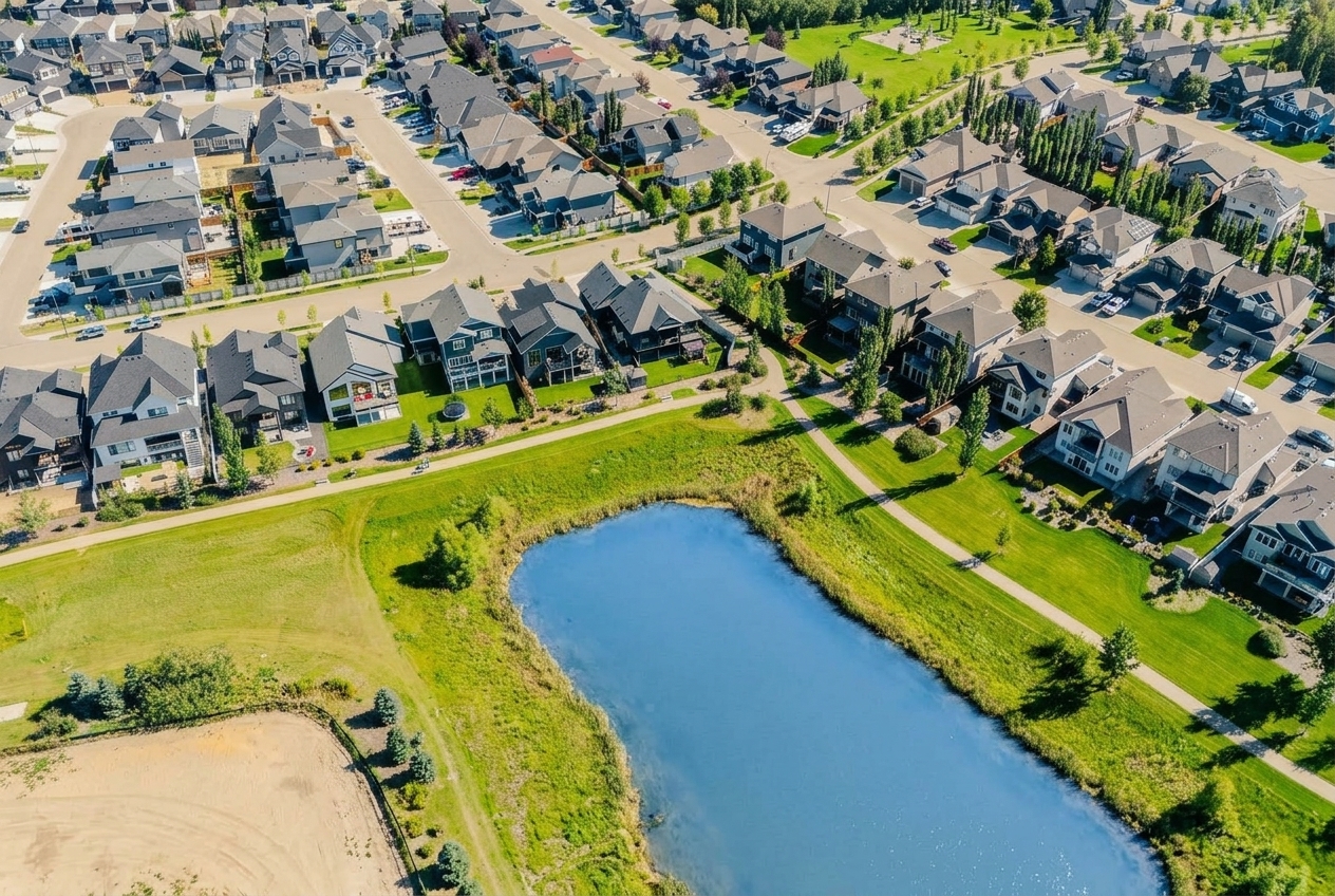 Aerial over Deer Park