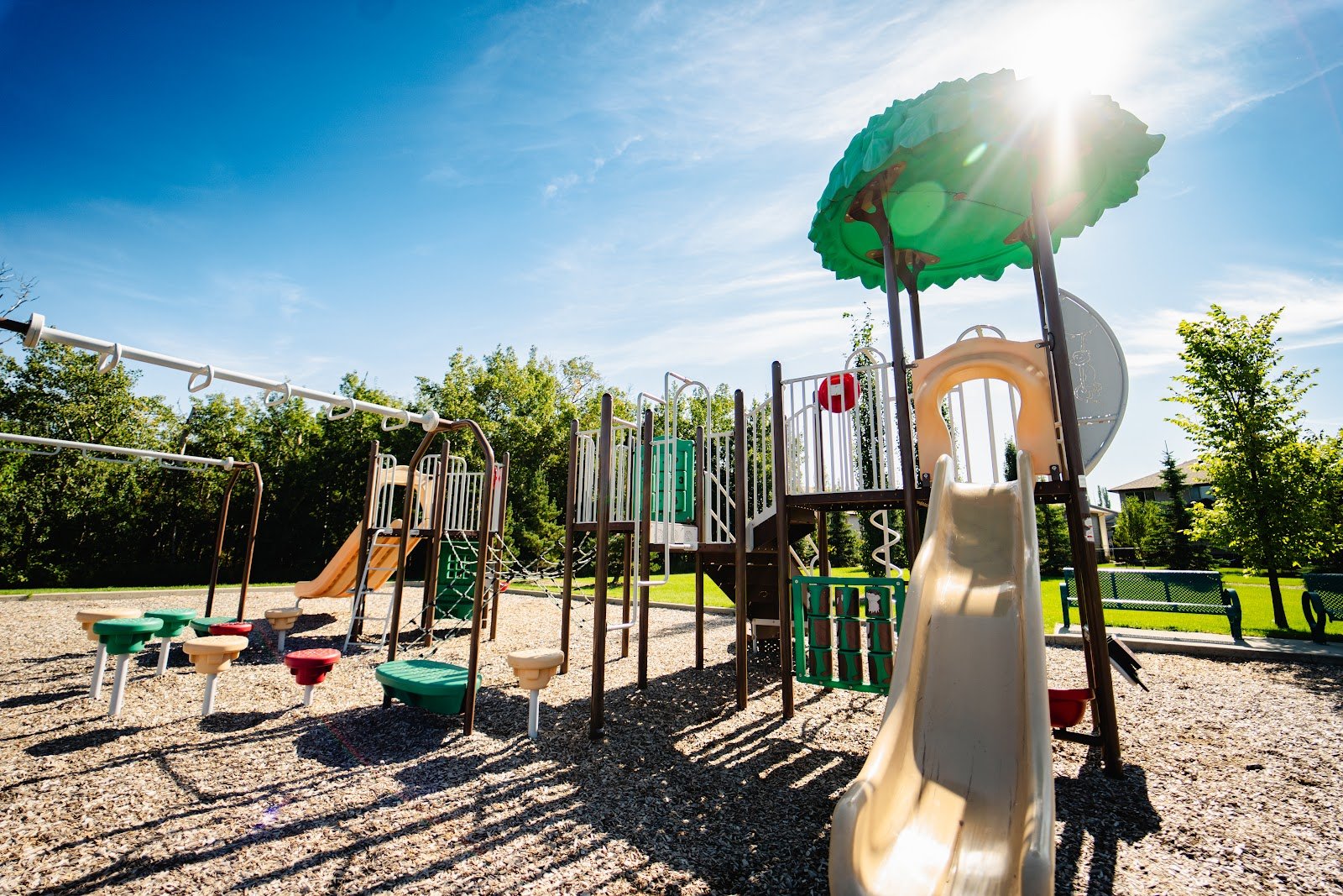 Community green space at Deer Park Estates